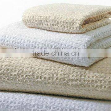 Solid color cotton fabric bath towel