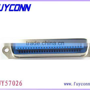 DDK Ribbon 24P Solder Male Plug Brass Contact Centronic Connector with Solder cup