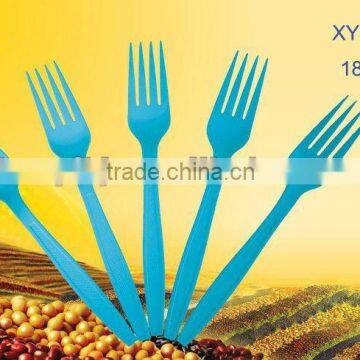 Biodegradable disposable corn starch fork