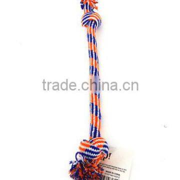 Hot Sale Dog Product Dog Cotton Pet Toy Dog Chewing Toy Colored Cotton Rope photo-3