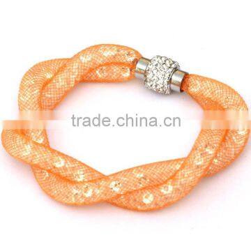 Crystal Beads Stardust Bracelet Slake Wrap Double Tour TENDANCE