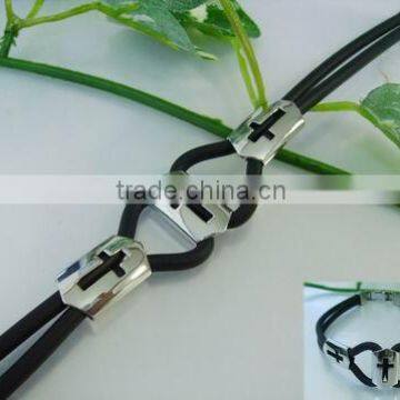 Stainless Steel with Rubber Bracelet RB -052