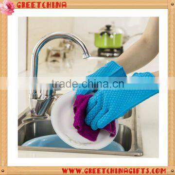 Heat and Water Resistant Silicone Cooking Baking BBQ Oven Pot Holder Mitt Kitchen Glove