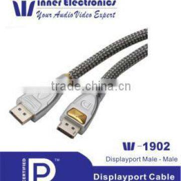 20-pin Displayport Cable/dp cable with copper metal shell type