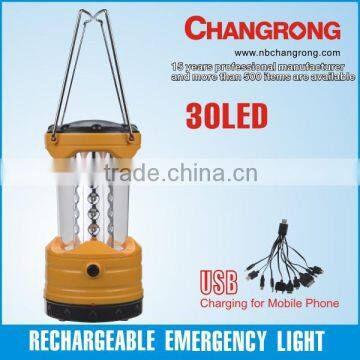 Changrong Rechargeable 30LED Camping Lantern CR-8037