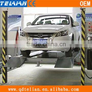 simple 4 column parking car lifting equipment, used car lift for sale