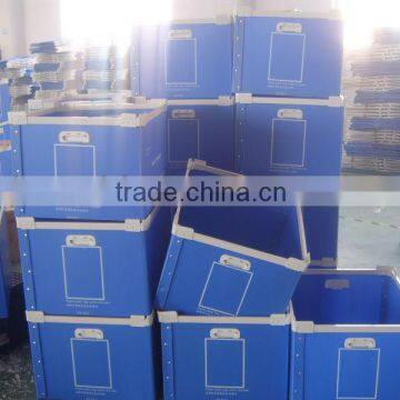 PP foldable corrugated plastic box