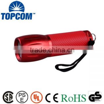 Rubber And Aluminum 9 LED Mini LED Torch