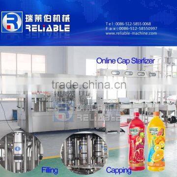 Full Automatic Beverage Washing Filling Capping Machine