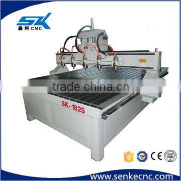 customized large cnc wood carving machine wood cutting cnc router with dust collector cnc router