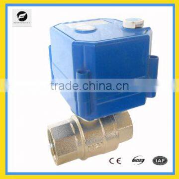 CWX-25 2 way 1/2'' stainless steel BSP or NPT motorized ball valve with manual function for water treatment,irrigation hydrant