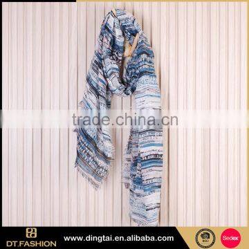 Soft touching luxury scarf printed silk scarf