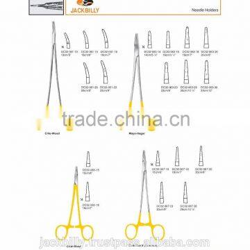 25 cm Durham Needle Holder,needle Holder,surgical Instruments Manufacturers Sialkot,surgical, photo-3