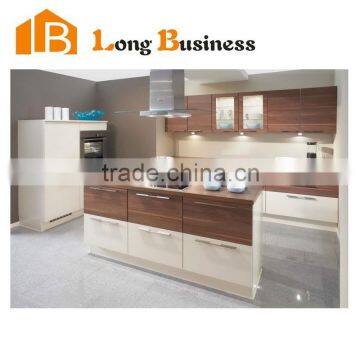 LB-JL1144 Newman Times Modern Wood Veneer Kitchen Cabinet Manufacturer