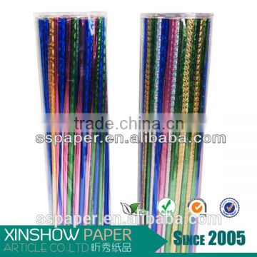 20microns gift wrapping paper transparent holographic projection film