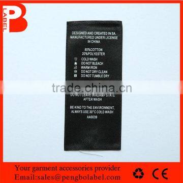 wholesale care labels label type and woven fabric clothing label