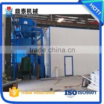 Safety sand blasting room, used in hydraulic machinery