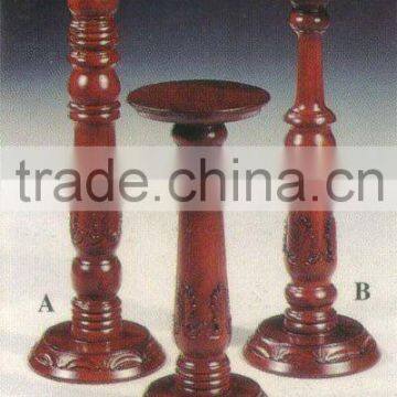 Planstand Set ( 3 Pcs ) Mahogany Indoor Furniture.