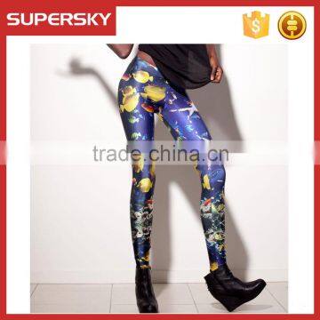 V-872 Custom printed leggings spring summer new fashion leggings sublimated women legging