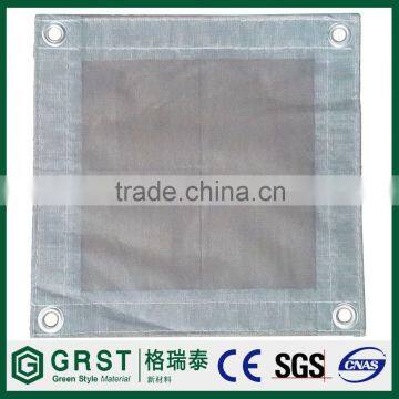 250D/24*24 Grey 130g/sqm Fire Retardent PVC Mesh Sheet Used in Construction