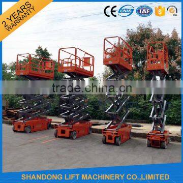 Elevated Hydraulic scissor working platform lift with CE