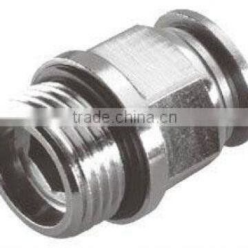 Metric one touch style TPC6-02 plastic air tube fittings