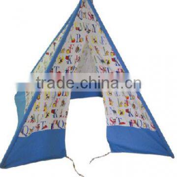 4-Walls ABC Childern Teepee Kids Tent Wigwam Indoor Tipi Playhouse Playroom