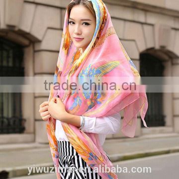 Silk twill Scarves Women's scarf Handmade Wrap Shawl square                        
                                                Quality Choice