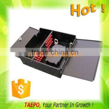 24 fibers indoor Fiber opitc distribution box with replaceable patch panels