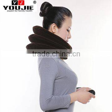 China supplier flannel medical pvc adjustable neck traction brace