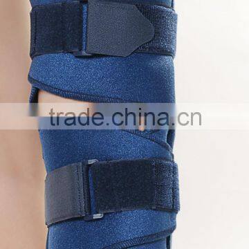 high quality fitness knee sleeve with steels splints