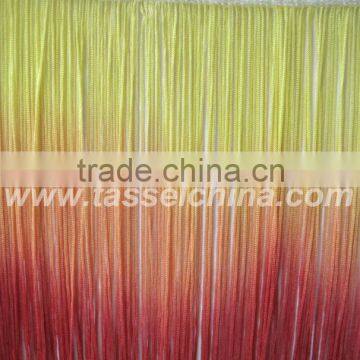 9" Stretch Fringe Tri Colored For Dresses