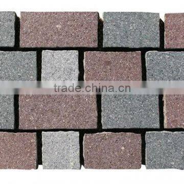 Mesh backed paver