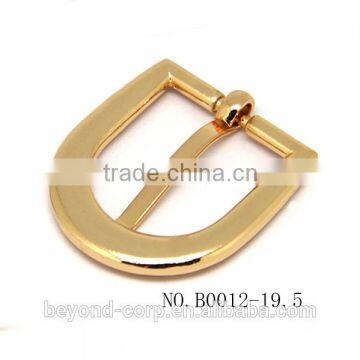 Bent Pin Buckle Real Gold Finished Pin Buckle Curved Fashion Buckle photo-2