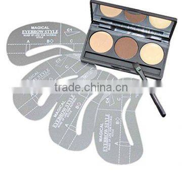 Makeup kits eyebrows powder 3 color with Highlighter and brush offer customzing for private logo