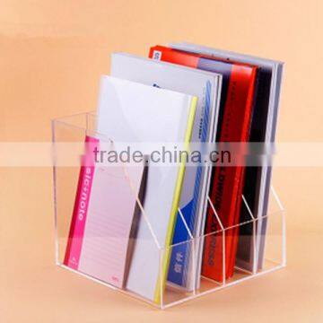 Hot sale acrylic book shelf divider