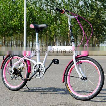 Handlebar stem folding bicycle folding bike with good pedals and frame