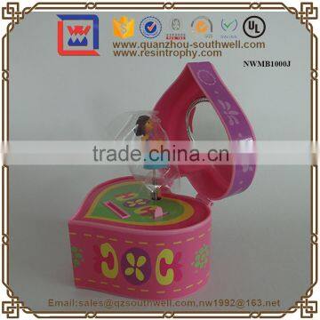 China Supplier Plastic Jewelry Box Carousel Horse Music Box photo-3