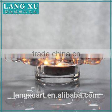 LX-Z183 Snow Flake Wholesale Crystal Candle Holders Wedding Table Decorations photo-2