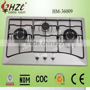 Home Appliance 3 Burner Lpg gas stove