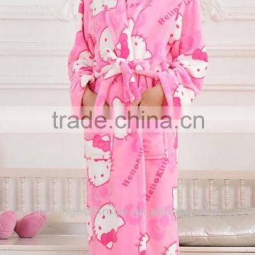 luxury fleece pretty hello kitty bathrobe                        
                                                Quality Choice