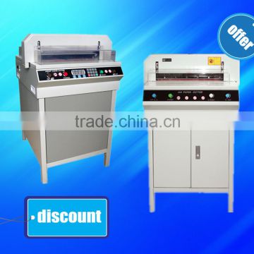 CE A4 Paper Cutting Machine , program-controlled paper guillotine 450+