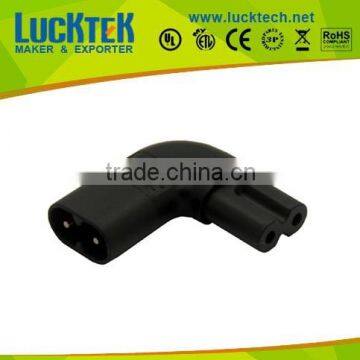 IEC 320 C7 to C8 Figure 8 Left Right Angle Power plug