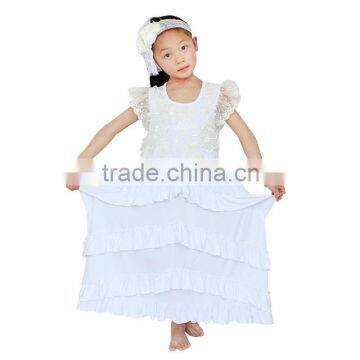 2016 Comfortable yiwu baby clothing 100% cottonkids beautiful model dresses