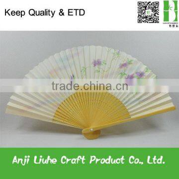 bamboo fan paper fan for wedding gift