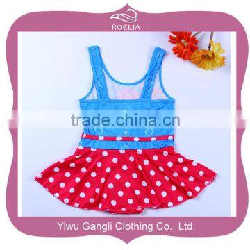 Children bikini swimwear kids swimwear mini skirts