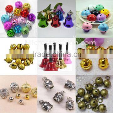 Fashion free sample promotional bell christmas jingle brass bell in stock