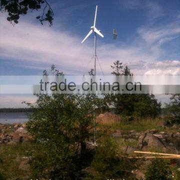 500W home wind generator with battery bank