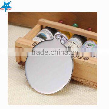 Bulk wholesale metal blank dog tag with ball chain