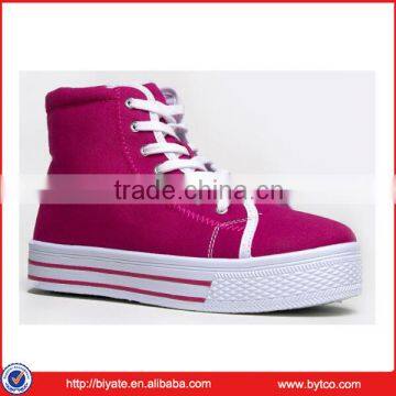Street Casual Lace Up High Top Platform Sneaker Shoe,canvas sneaker